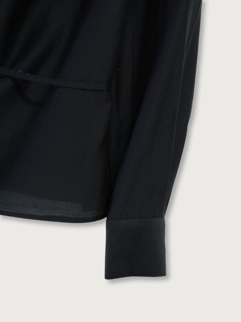 slender belt blouse