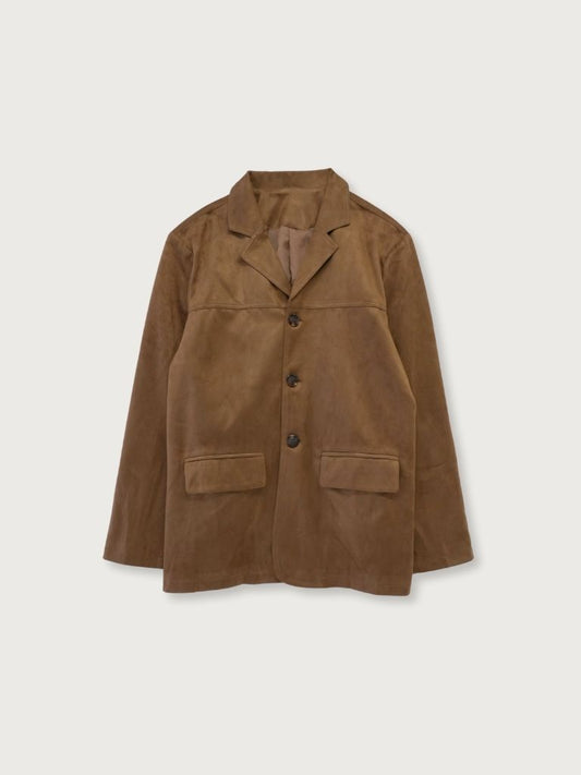 loose suede jacket
