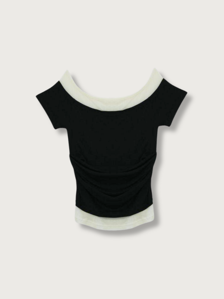 two tone layered T