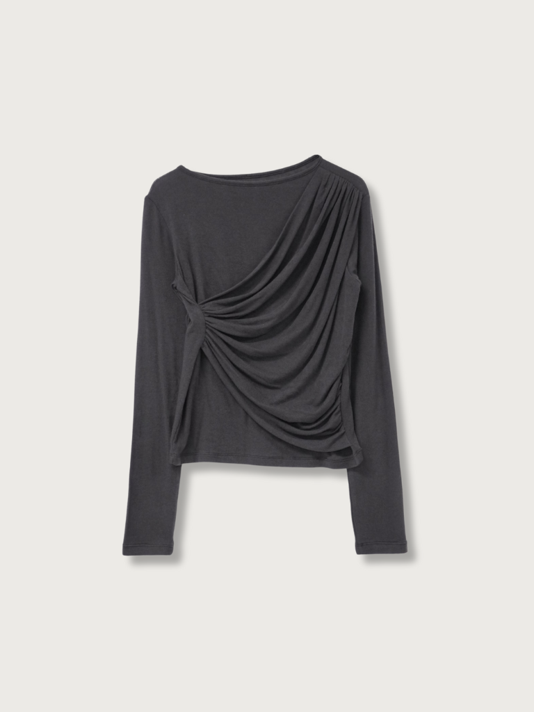 shirring design tops