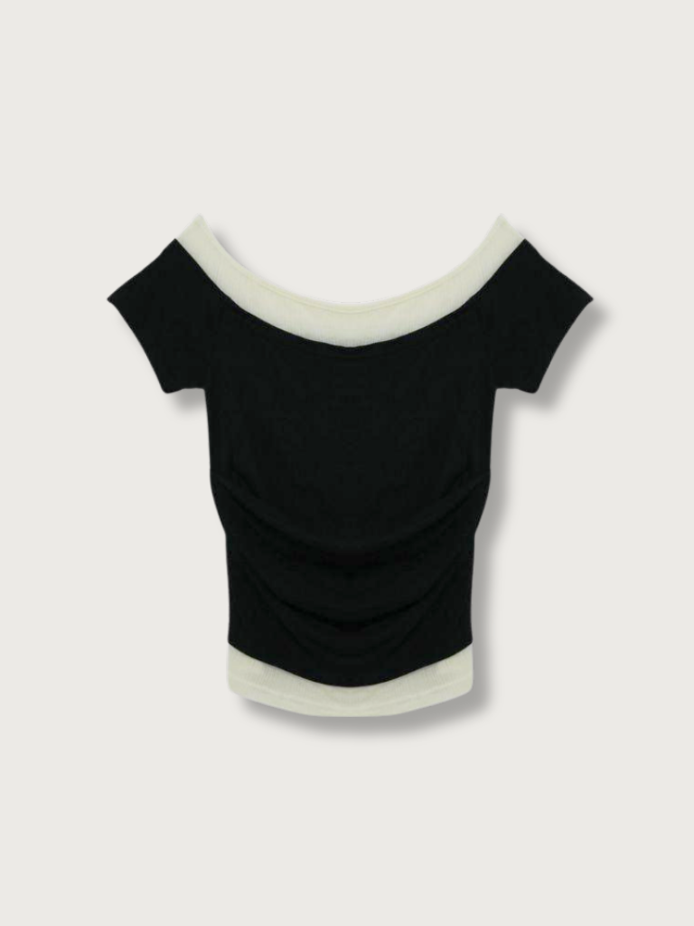 two tone layered T