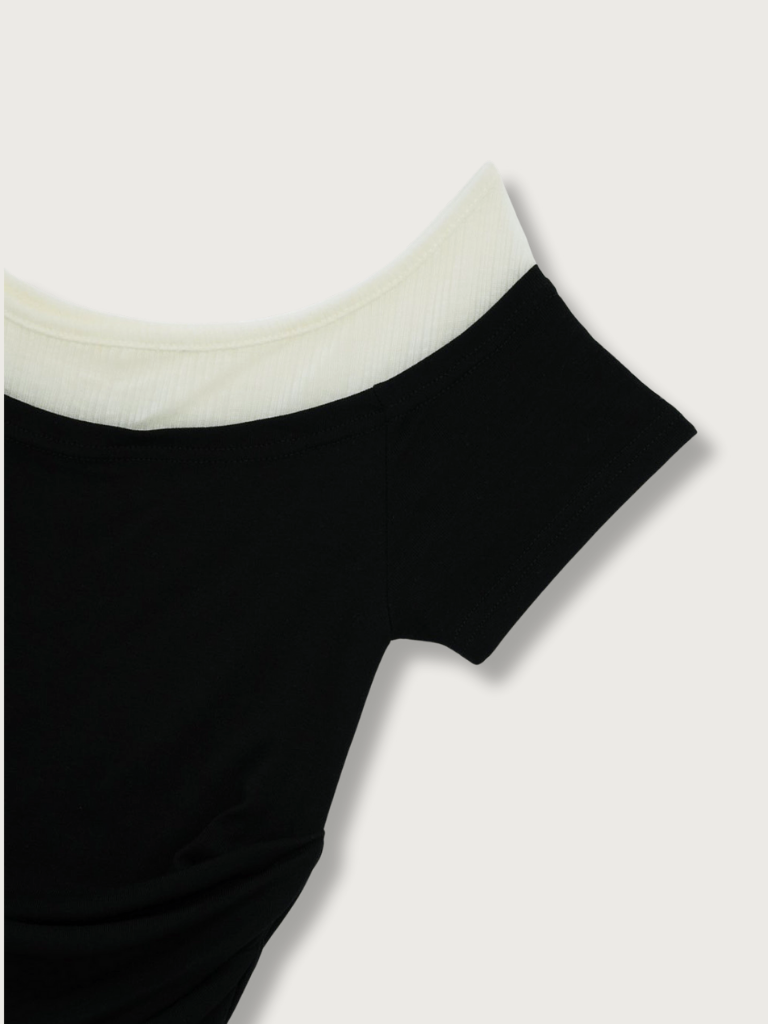 two tone layered T
