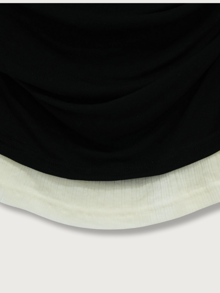 two tone layered T
