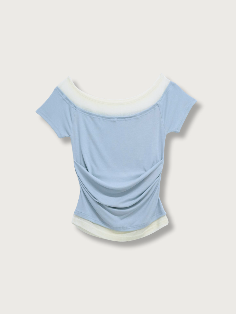 two tone layered T