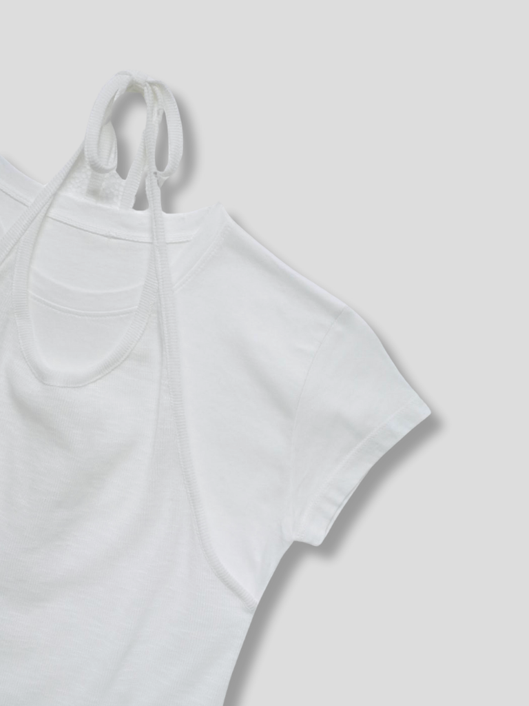 halter layered tops