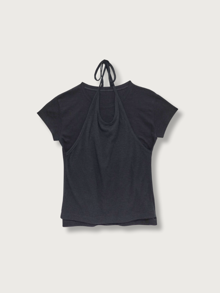 halter layered tops