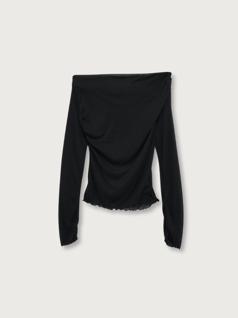 drape sheer tops