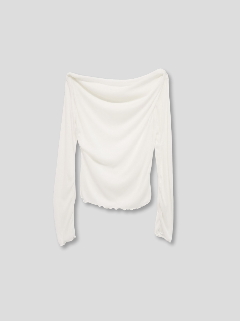 drape sheer tops