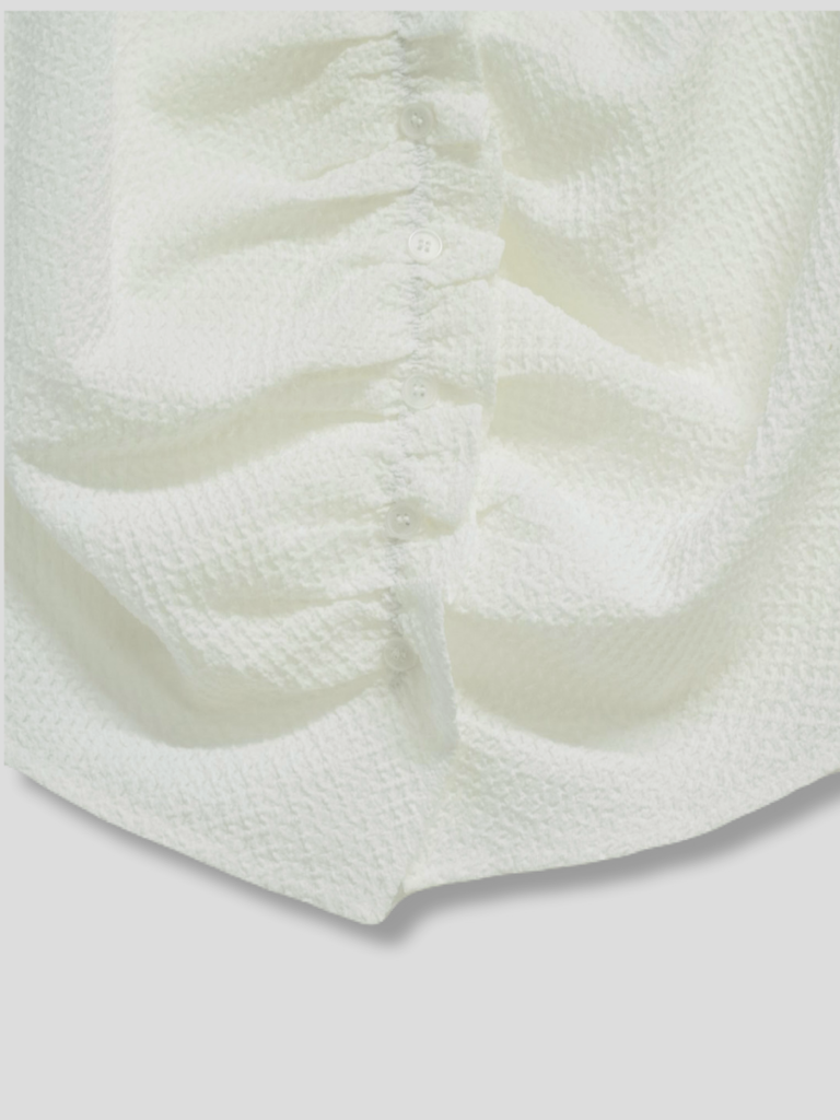 frill waffle knit