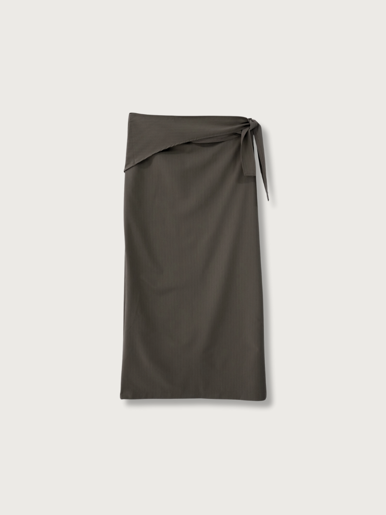 drape wrap skirt