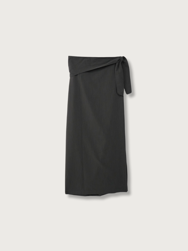 drape wrap skirt