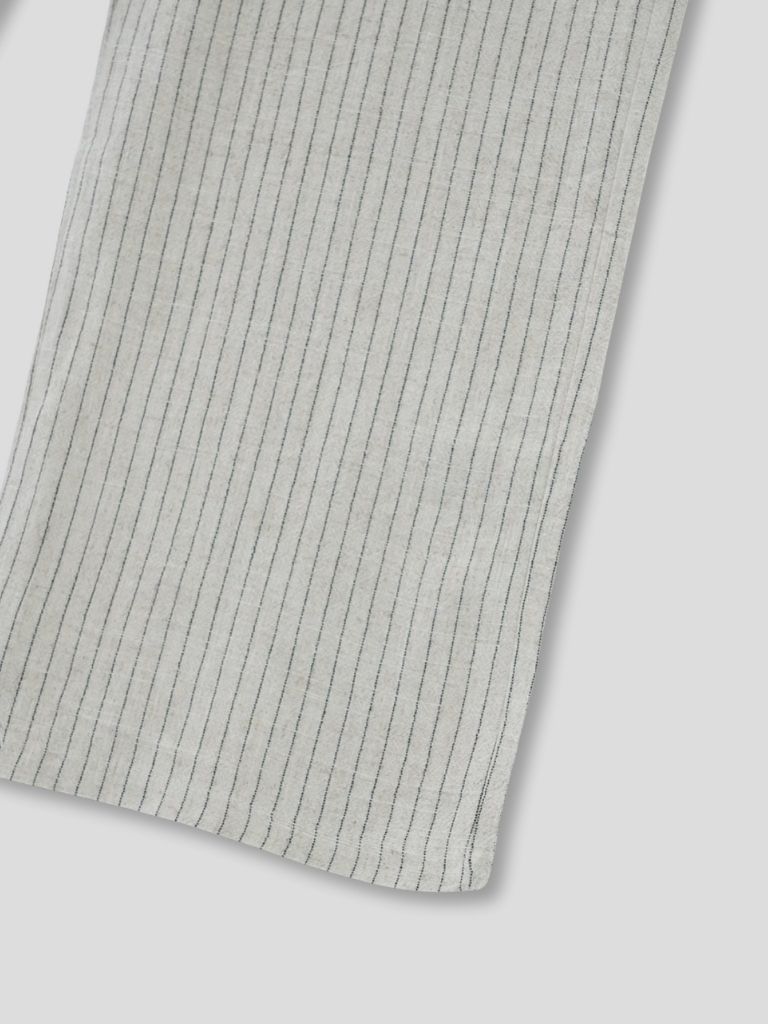 stripe linen pants