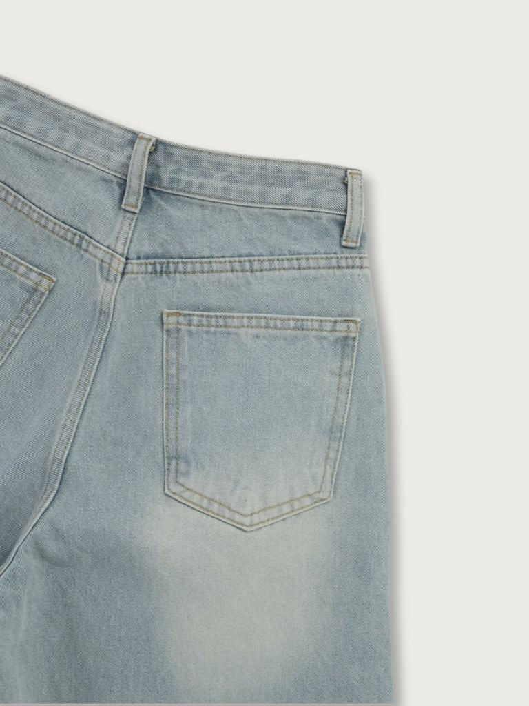 loose cotton half pants