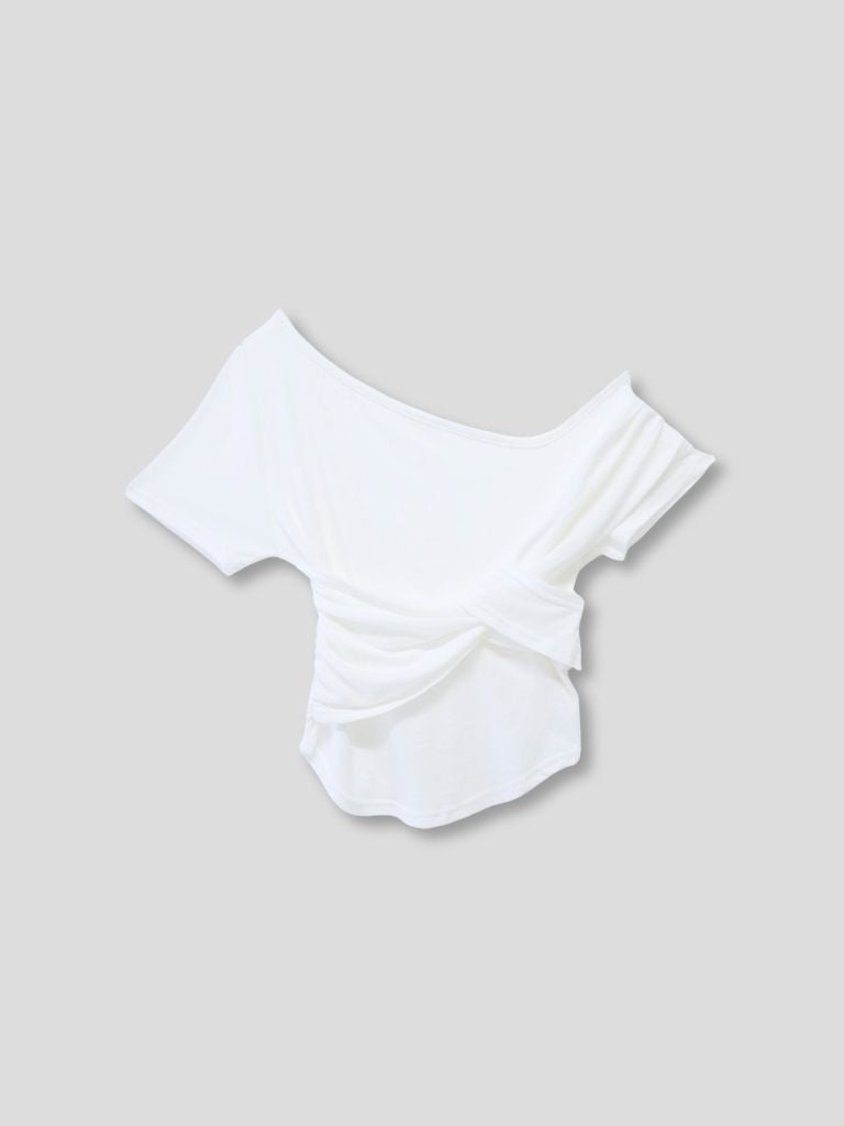 twist crop tee