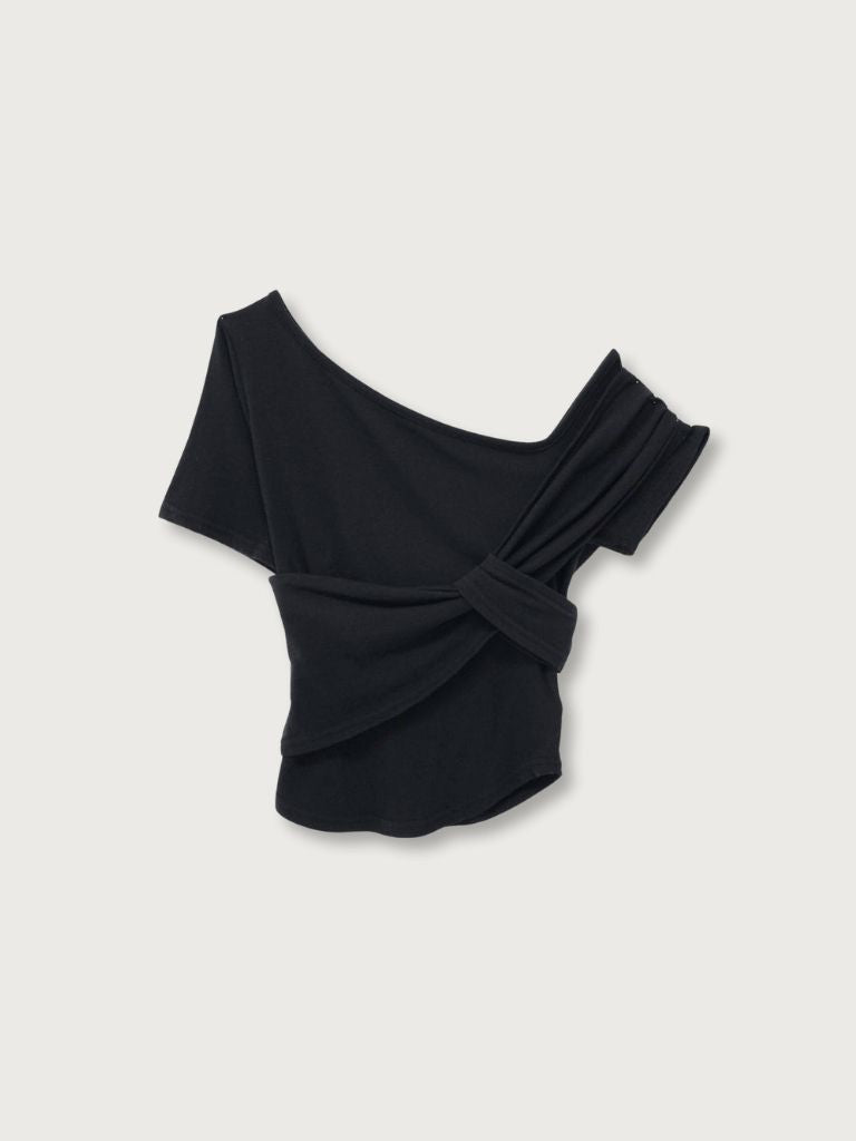 twist crop tee