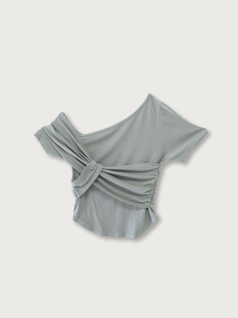 twist crop tee