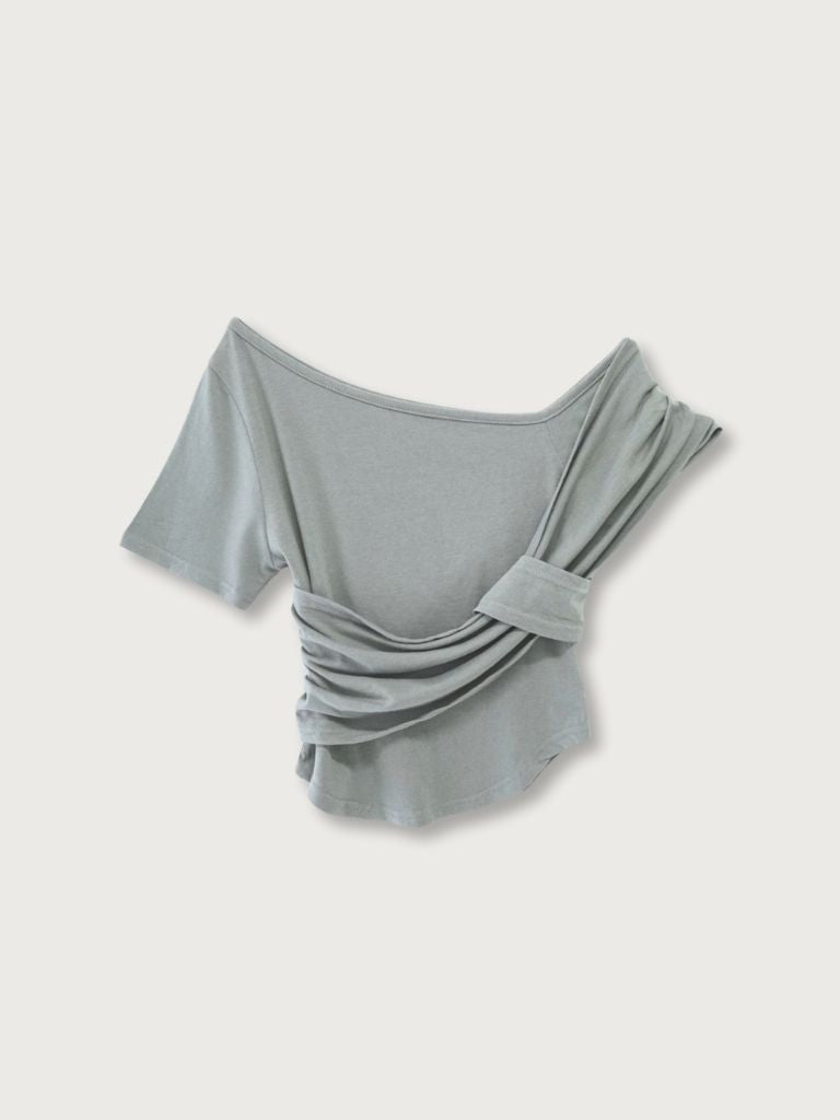 twist crop tee
