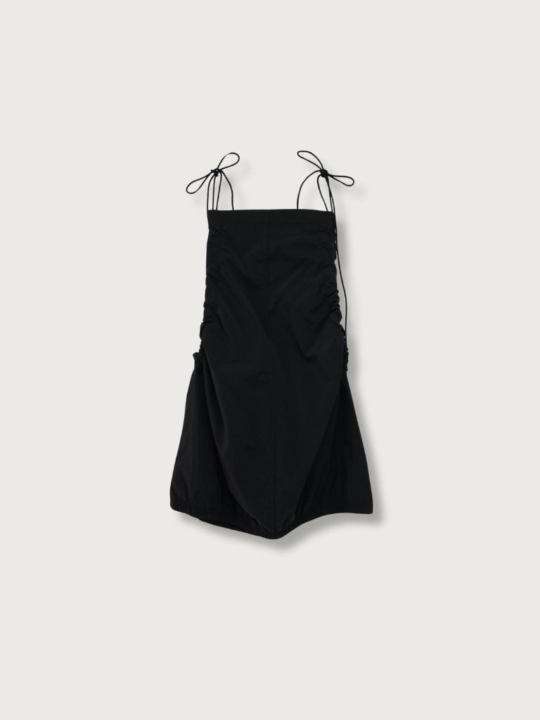 string shoulder wrinkle tops
