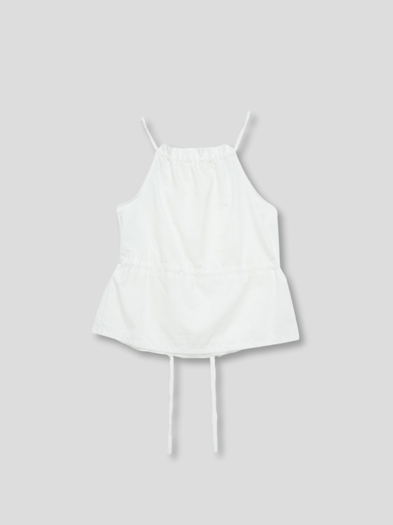 shirring nylon camisole tops