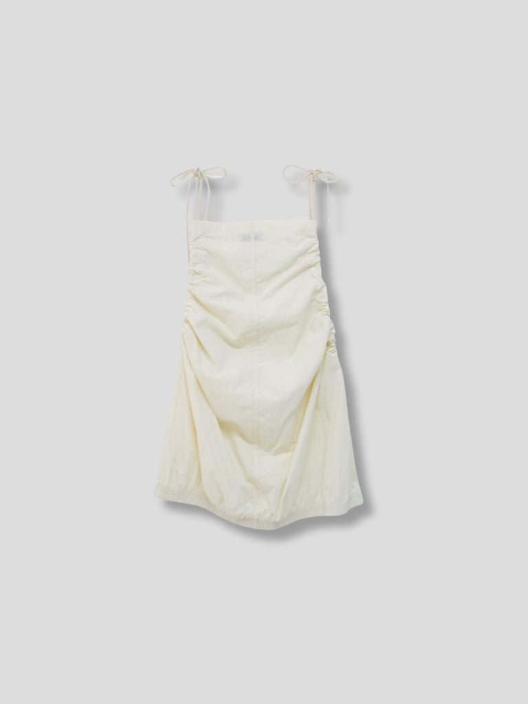 string shoulder wrinkle tops