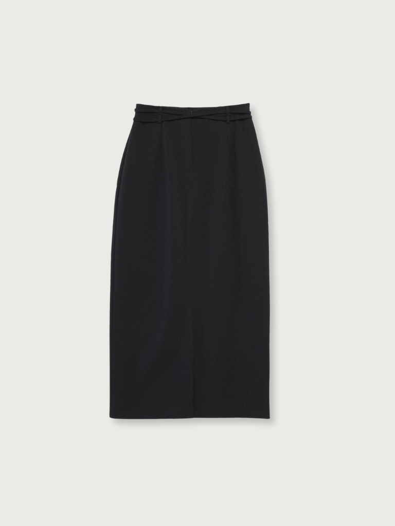 string straight skirt