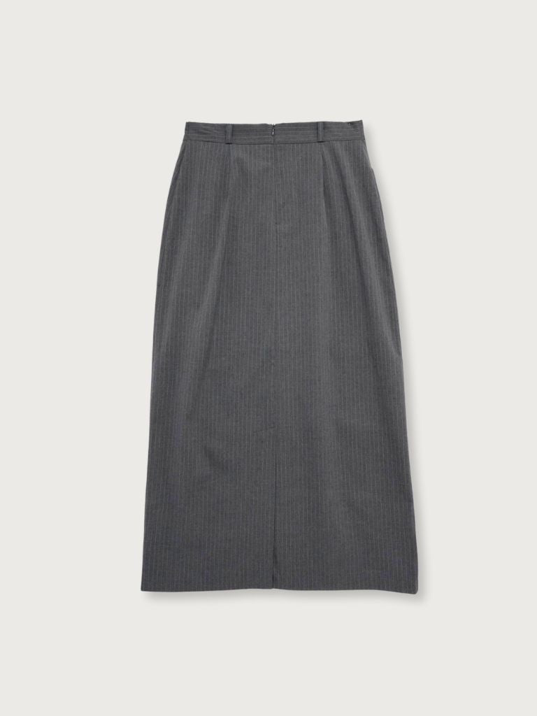 stripe wrap skirt