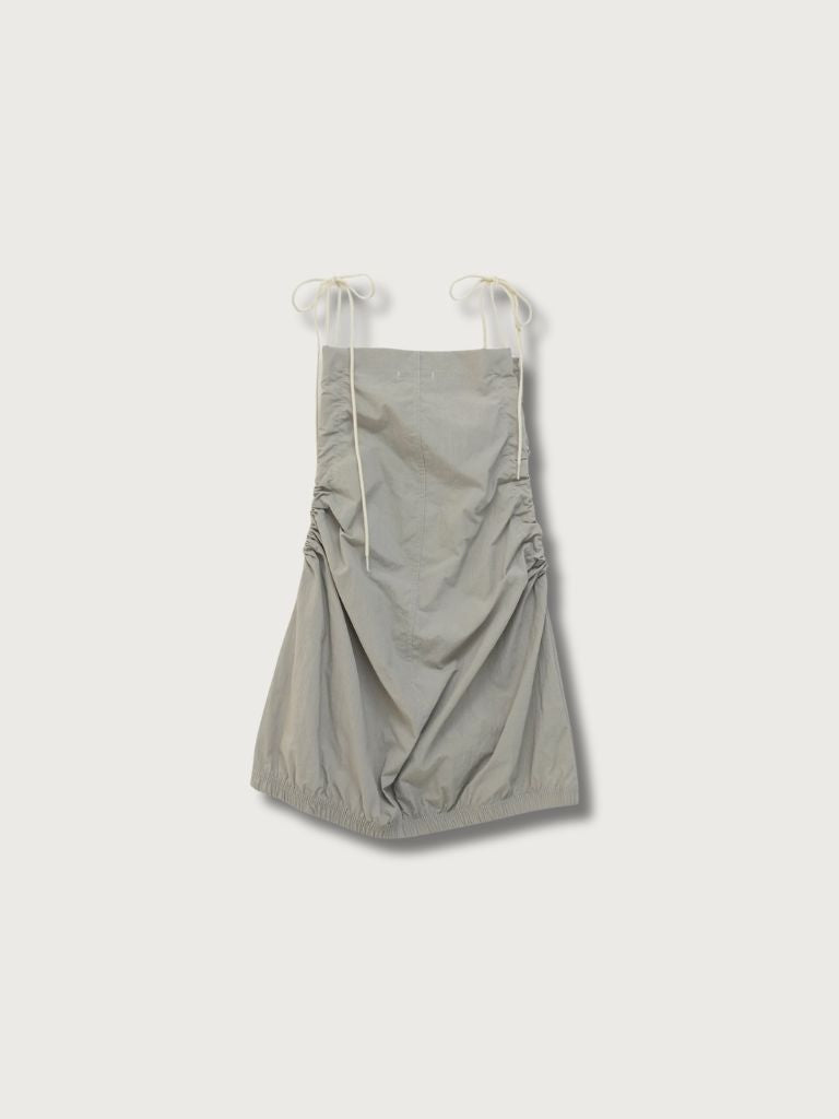 string shoulder wrinkle tops