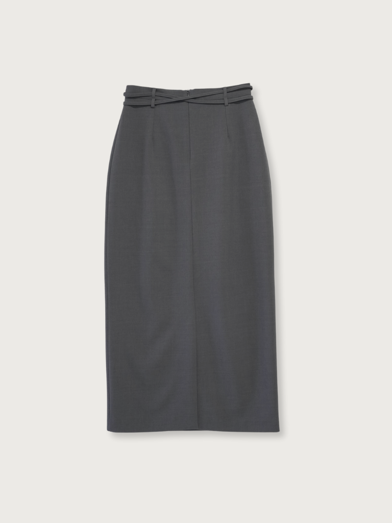 string straight skirt