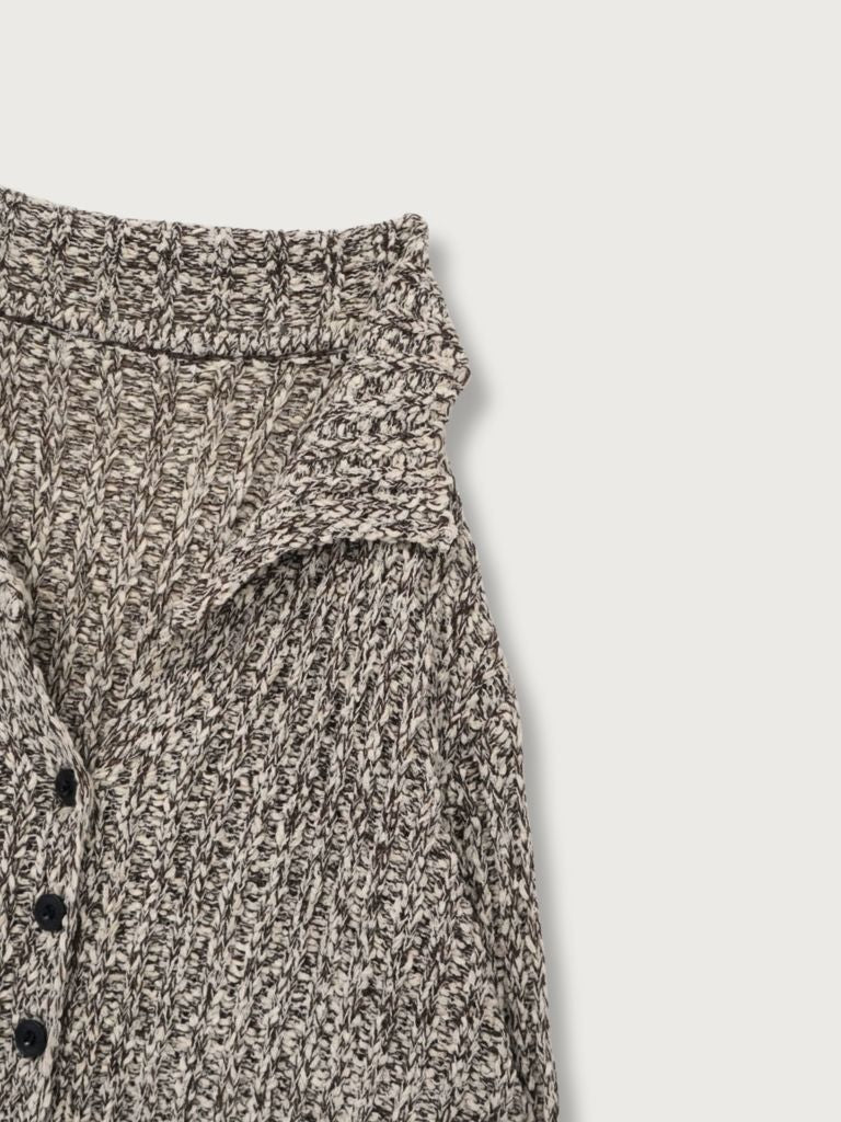chunky knit cardigan