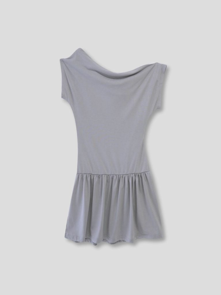half shoulder gather tops