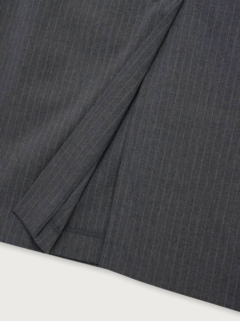 stripe wrap skirt