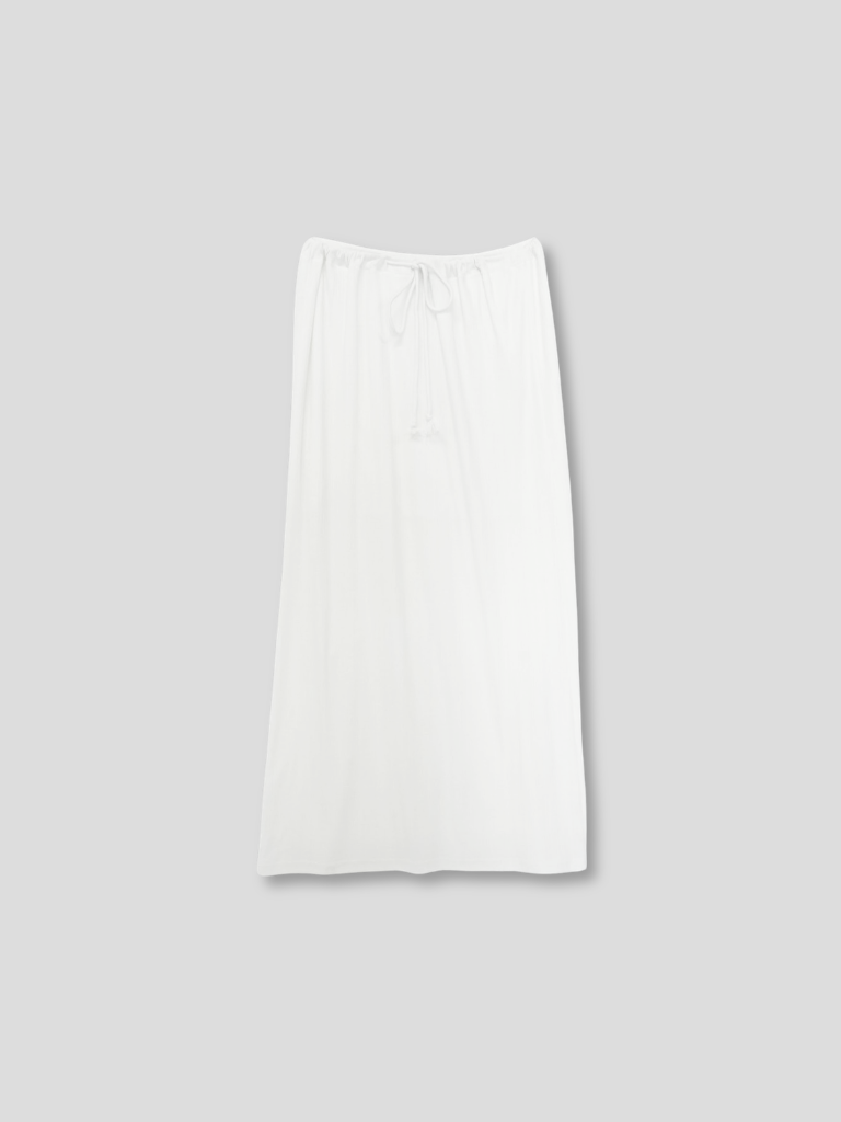 rib sheer long skirt – geeong