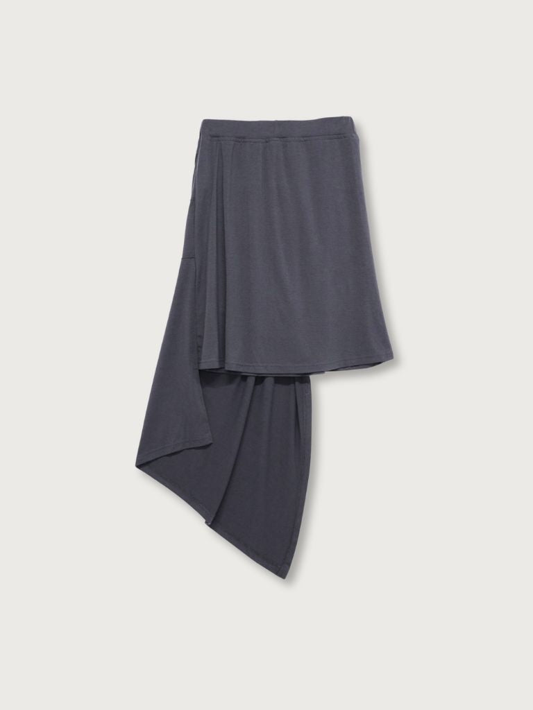 multi draping wrap skirt