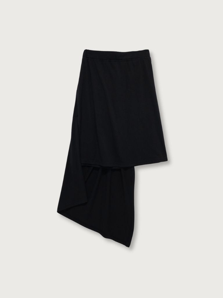 multi draping wrap skirt