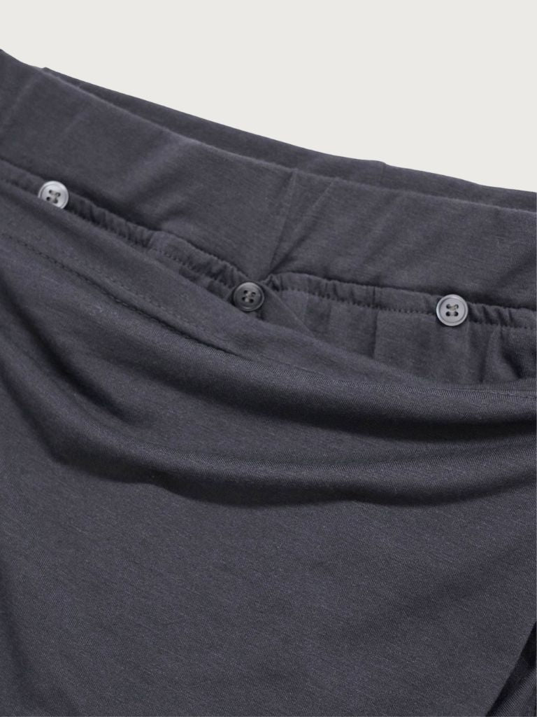 multi draping wrap skirt