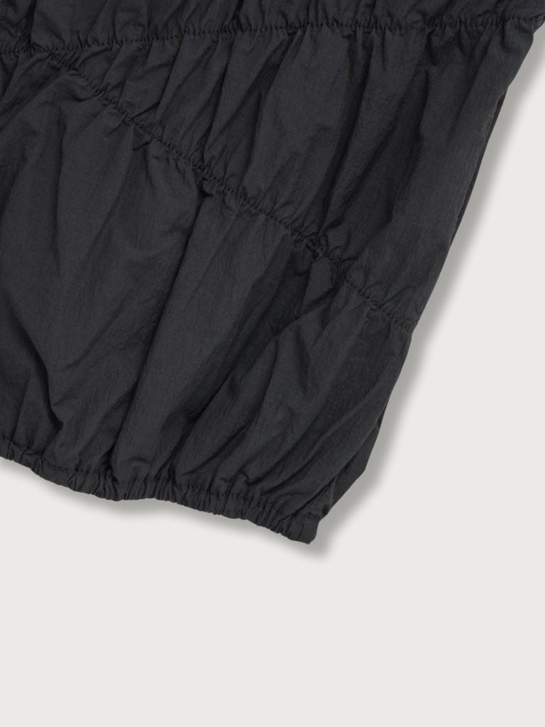 shirring crop tops