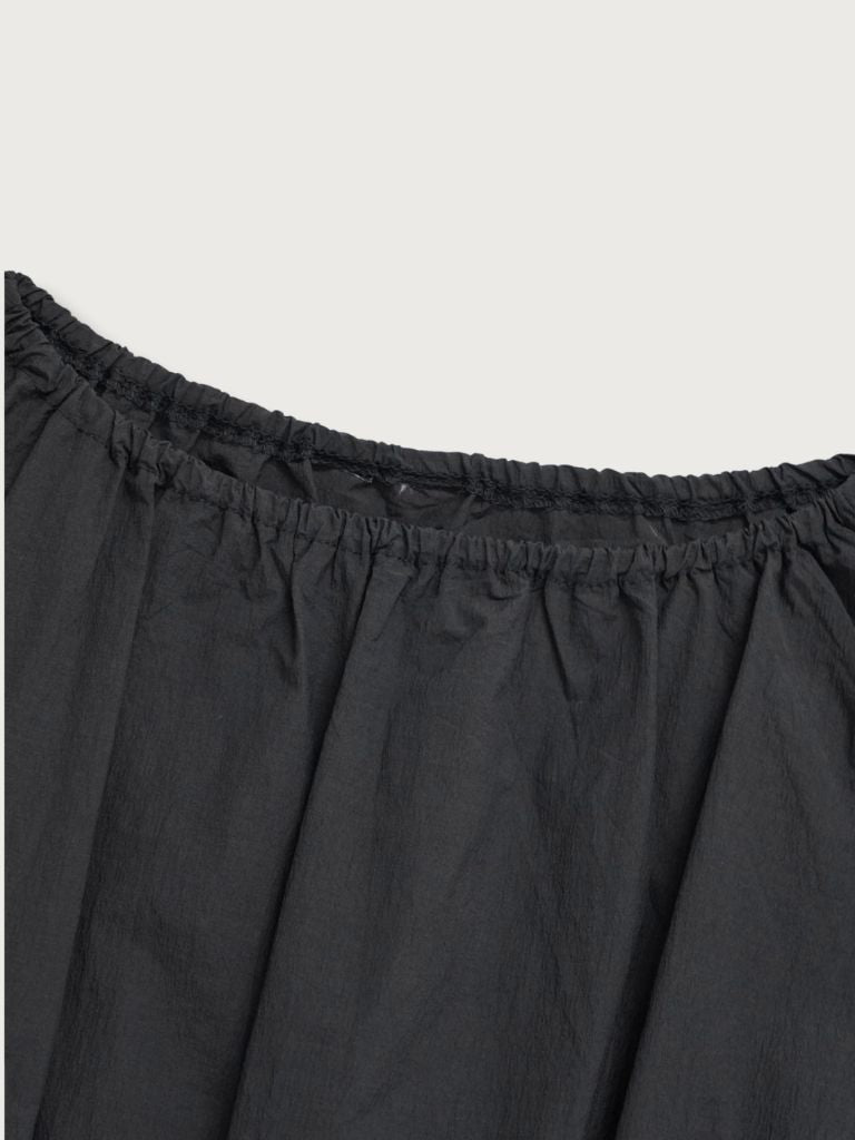 shirring crop tops