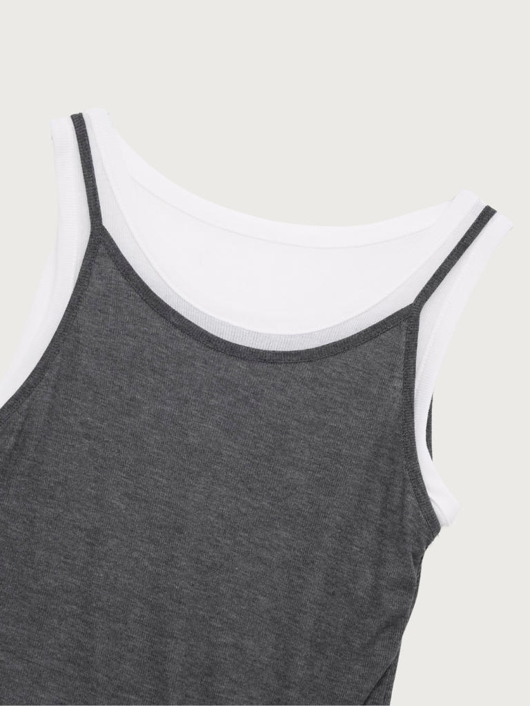 layered tank top