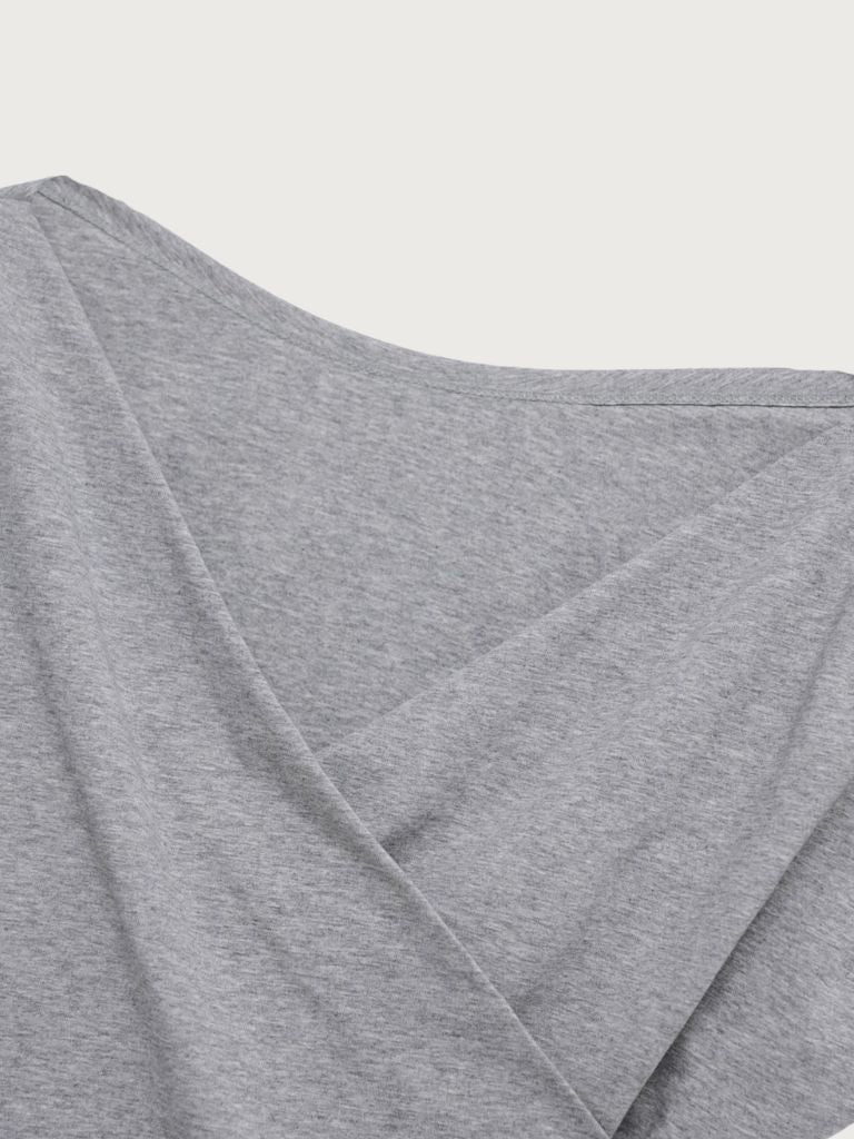 V shirring tee