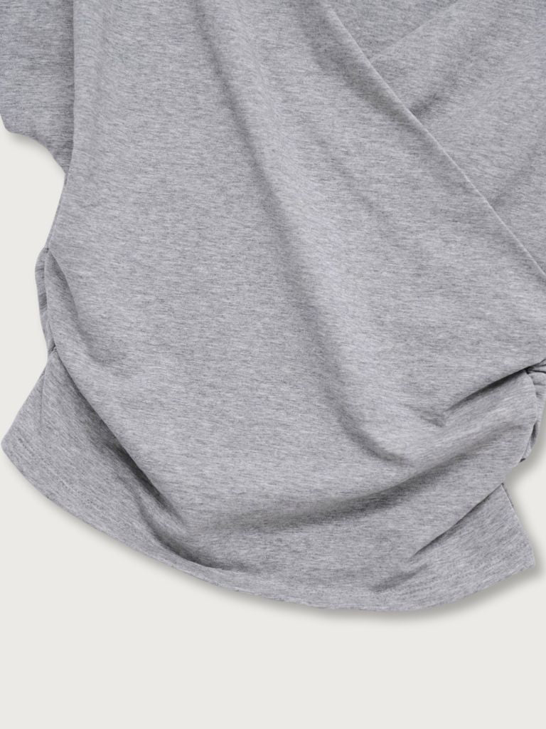 V shirring tee