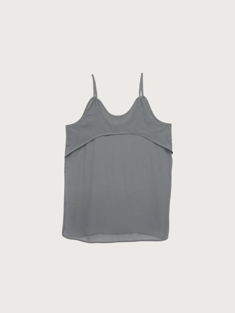 U neck sheer one piece