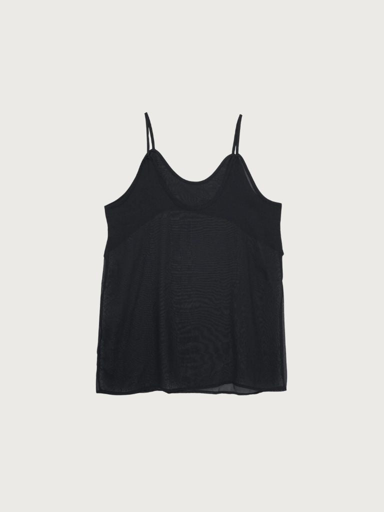 U neck sheer one piece