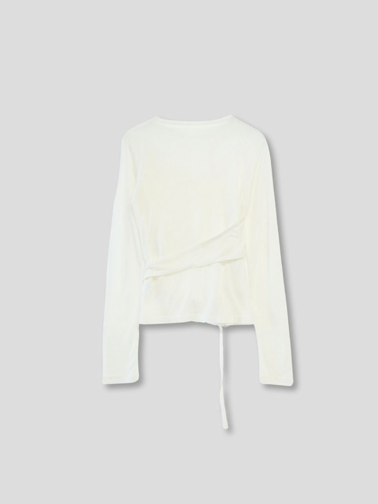 sheer wrap tops