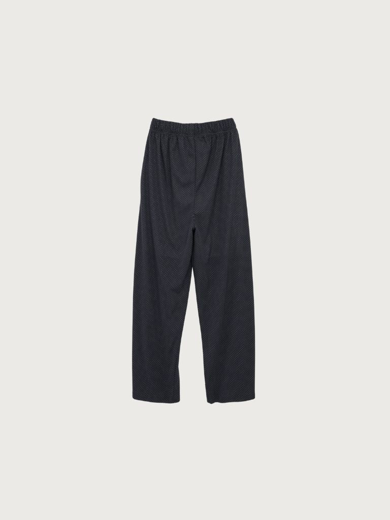 dot linen pants