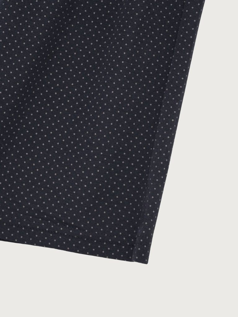 dot linen pants