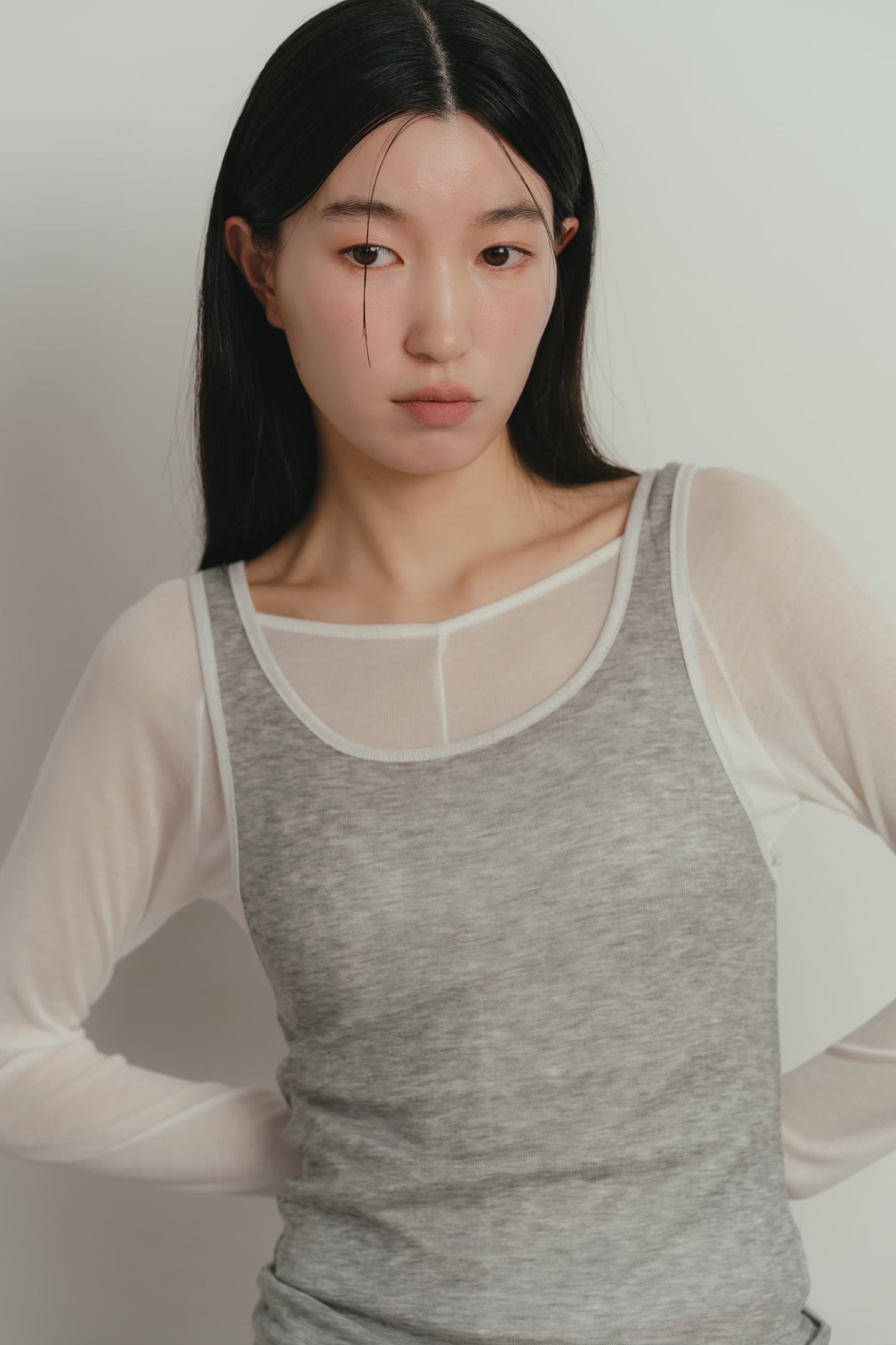 sheer layered t