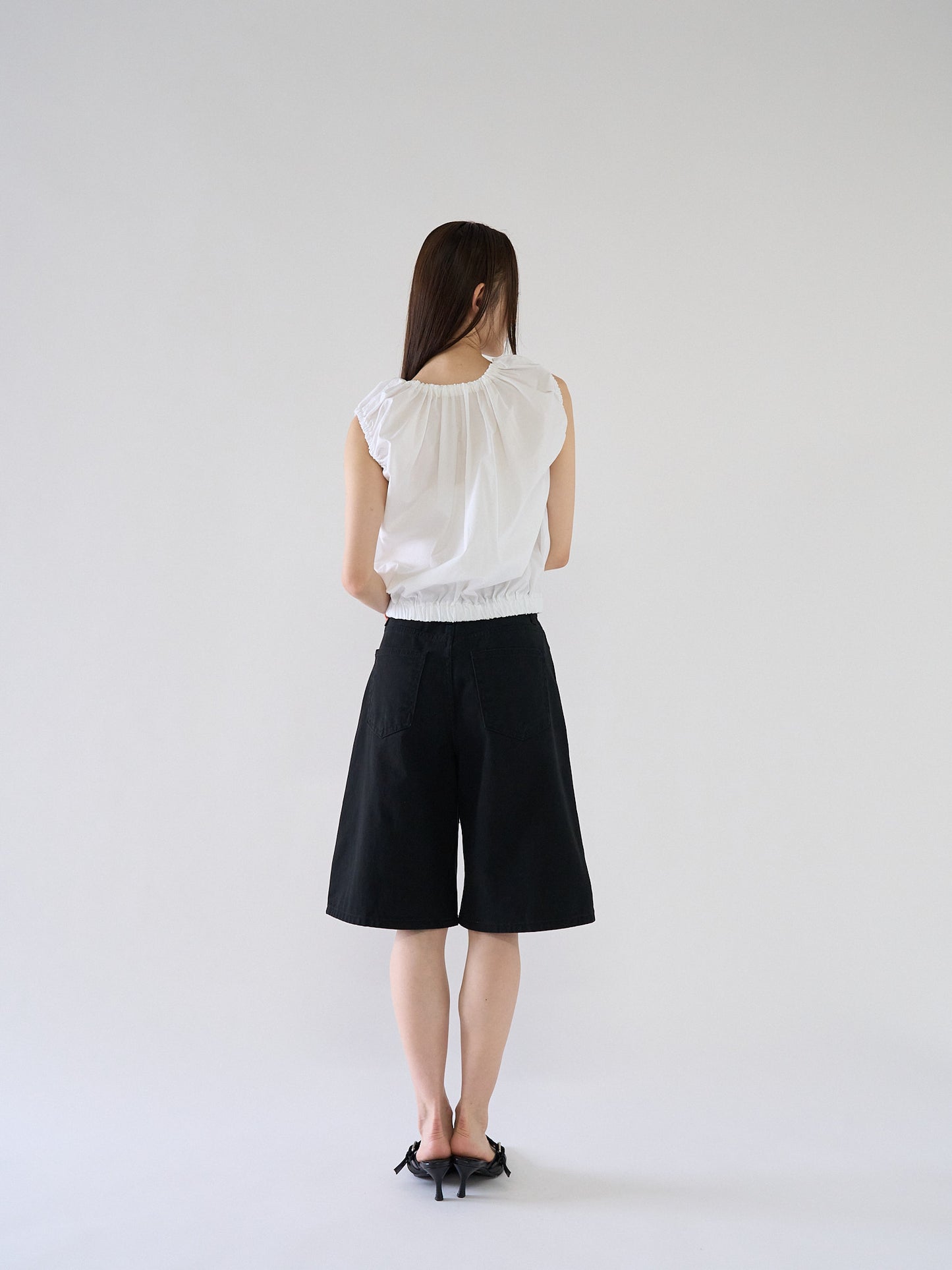 loose cotton half pants