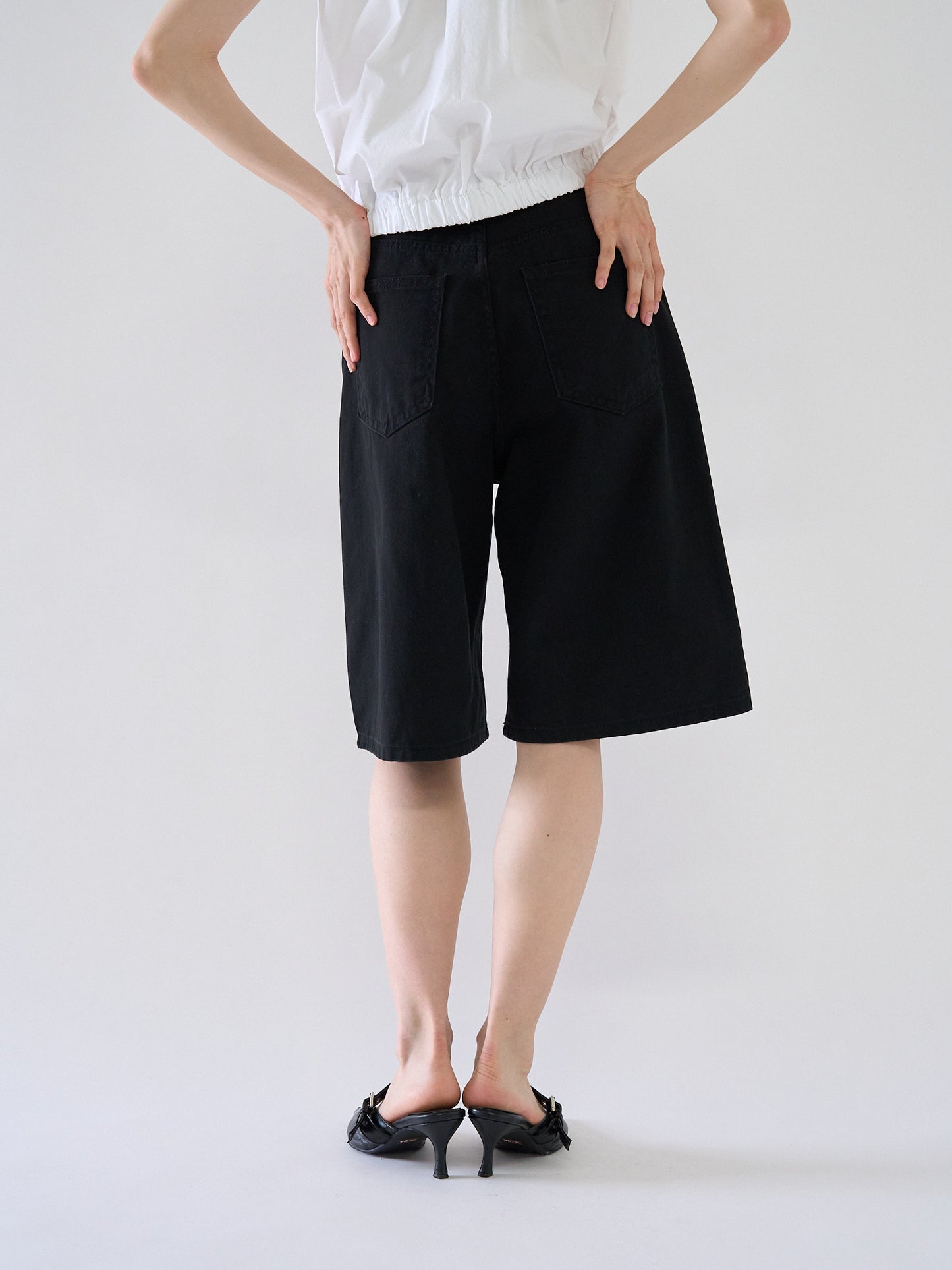 loose cotton half pants