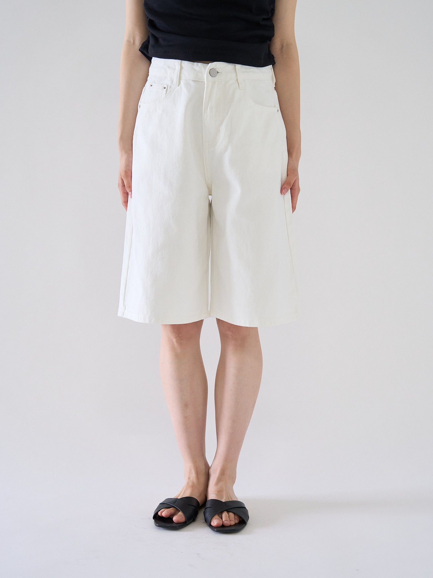 loose cotton half pants