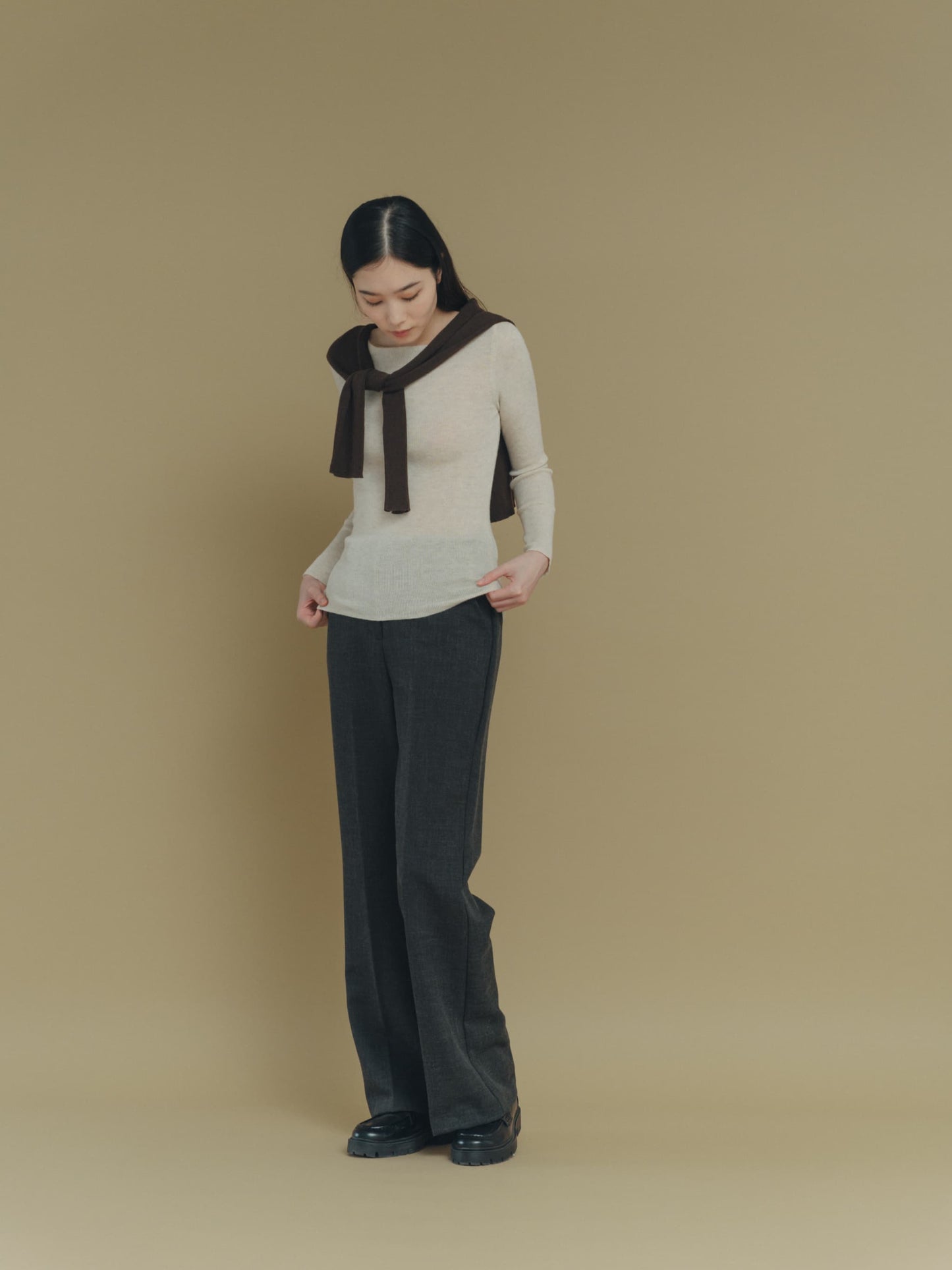 bootcut tailored pants